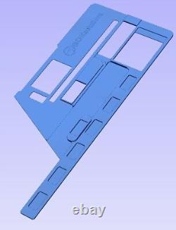 10 PCS LOT DEEP INSERT PLATE BEZEL CNC MACHINING Epoxy Resin ATM parts ST model