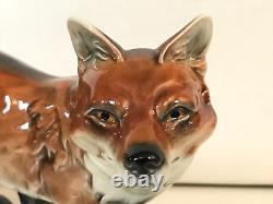 11 COLORED GOEBEL HUMMEL GERMANY pouncing FOX FIGURINE Model014