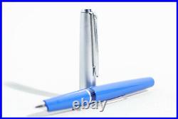 1965 1969 Modell 2 Design PELIKANO fountain pen in blue & silver F nib BOXED