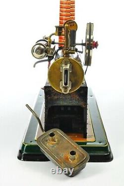 Antique German Geb. Bing Steam Engine Rare Model with Dynamo approx. 19025