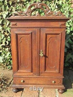 Antique small cabinet from France around 1900 Model cabinet, key cabinet