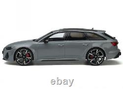 Audi A6 C8 RS6 Avant 2020 nardo grey model car GT847 GT-Spirit 118