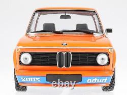 BMW e10 2002 Turbo 1973 orange diecast model car 155026202 Minichamps 118