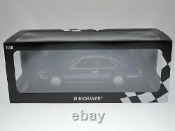 BMW e24 635 CSi 1982 bluemet. Diecast model car 155028101 Minichamps 118