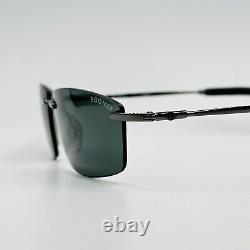Bogner Sunglasses Men's Angular Black Titanflex Rimless Model 7223 New