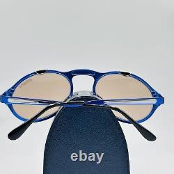 Bugatti Sunglasses Men's Oval Blue Metallic Vintage 90er Model Sun 13168 NOS