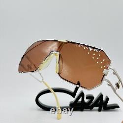 CAZAL Sunglasses Men's Women's Angular White Model 904 Col. 70 Like Germany NOS