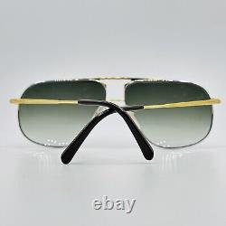 Carrera Sunglasses Men's Women's Angular Silver Gold Model 5337 Vintage 80er NOS