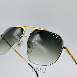 Carrera Sunglasses Men's Women's Angular Silver Gold Model 5337 Vintage 80er NOS