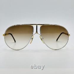 Carrera Sunglasses Men's Women's Oval Silver Gold Model 5306 Vintage 80er NOS