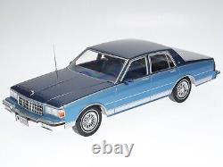 Chevrolet Caprice 1987 blue-darkblue met. Diecast model car 18266 MCG 118