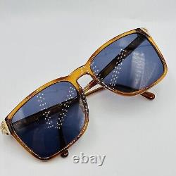 Christian Dior Sunglasses Men's Angular Braun Model 2483 Vintage 80s NOS