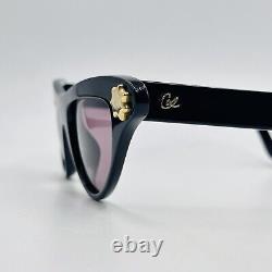 Christian Lacroix Sunglasses Ladies Angular Black Gold Model 7353 Vintage 80er