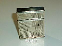 Drollinger Model Number 100 Pocket Lighter W. Alpaca Silver Case Germany
