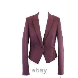 Drykorn Women's Jacket Blazer Model Caroline Bordeaux Red Short 36 S NEW