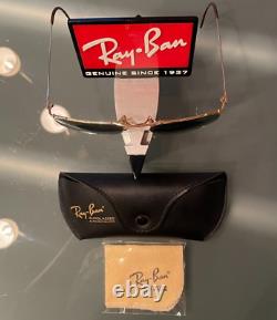 Genuine Vintage Ray Ban Bausch & Lomb Deco Metals W 1532, very rare Model, Mint