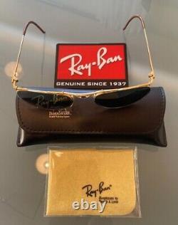 Genuine Vintage Ray Ban Bausch & Lomb Deco Metals W 1532, very rare Model, New