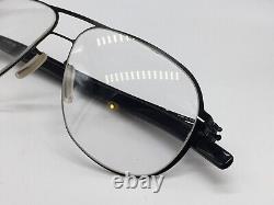 Ic! Berlin Eyeglasses Frames men Black Pilot Oval Model Hornberg Small