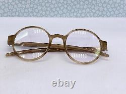 Ic! Berlin Eyeglasses Frames men Round woman Braun Model Ronny S. Buffalo Horn