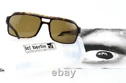 Ic! Berlin Sunglasses Mod. Humphrey Pat. Pilot Sun Braun Tortoise S-M c2007