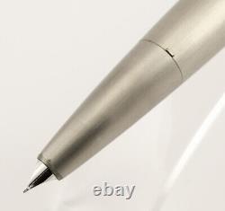 Lamy 2000 Piston Fountain Pen STAINLESS STEEL / SILVER model 02 14 K Gold Nib