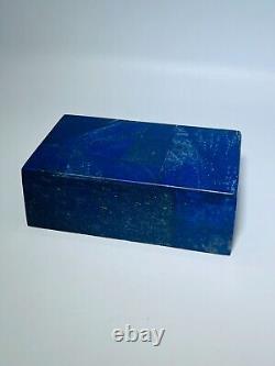Lapis Lazuli Box Casket Square Gems Healing Stones