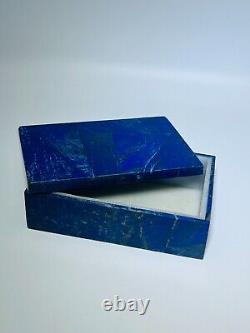 Lapis Lazuli Box Casket Square Gems Healing Stones