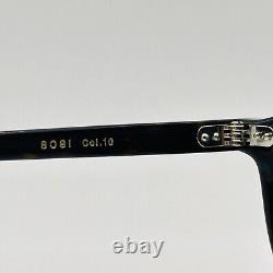 Lesca Lunetier Sunglasses Men's Women's Round Braun Model 8081 New