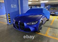 M4 Car Cover, M4 Car Protector Blue, Custom Fit for all M4 Model, M4 Cover indoor