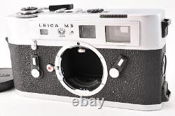 MINT+++ Leica M5 50th Model Body Silver Rangefinder Film Camera From JAPAN