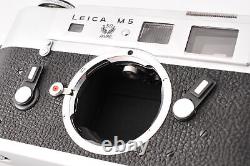 MINT+++ Leica M5 50th Model Body Silver Rangefinder Film Camera From JAPAN