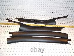 Mercedes 73-76 W114 280C COUPE windshield frame BLACK OE 1 set of 4 Covers, Typ 2