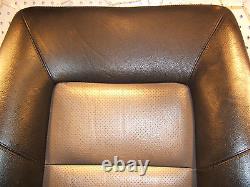 Mercedes Mid W140 Sedan S600 R or L seat Back leather Black Gray OEM 1 Section