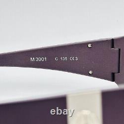 Mercedes Sunglasses Men's Women's Angular Shield Purple Model M 3001 C Benz New