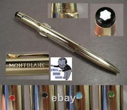 Montblanc 4 colour ballpoint model 53 in rolled gold rare #