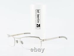 Mykita Glasses Spectacles Model Hal Minimal Metal Frame Steel Silver S-M Berlin