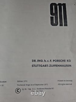 PORSCHE Workshop Manual 911 Volume 3-4-5-6 from Model on 72 (4 used)