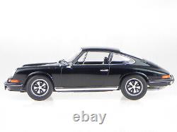 Porsche 911 S 1973 black diecast model car 187631 Norev 118