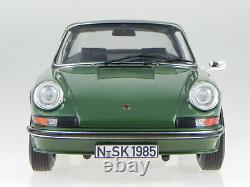 Porsche 911 S Targa 1973 green diecast model car 187632 Norev 118
