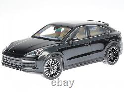Porsche Cayenne Turbo coupe black diecast model car WAP0213200K Norev 118