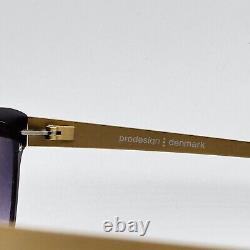 Prodesign denmark Sunglasses Ladies Oval Purple Gold Metal Model 8903 New