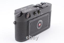 RARE 50 JAHRE Almost Unused Leica M4 50th Anniversary Model Black From JAPAN