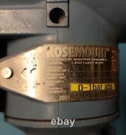ROSEMOUNT Model 3051 PRESSURE TRANSMITTER
