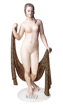 Rosenthal Figure Nude After The Bath Wilhelm Heider 1. Wahl Model 784 1930 39cm