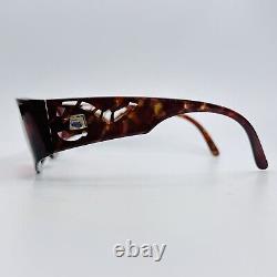 Saphira Sunglasses Ladies Angular Braun Model 4181 Vintage 80er NOS