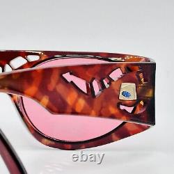 Saphira Sunglasses Ladies Angular Braun Model 4181 Vintage 80er NOS