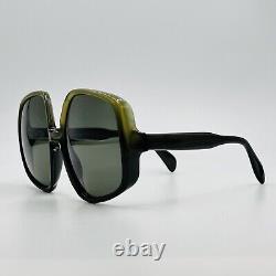Saphira Sunglasses Ladies Angular Green Model 4002 True Vintage 70s Optyl NOS