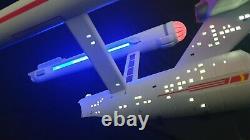 Star Trek Enterprise TOS 1/600 pro built model with full lighting