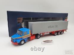 Tekno Scania T 142H Hauber Container semitrailer Scania Advertising model 150