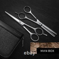 Tondeo Man Box Oak Classic Hairdressing Scissors 6,5 + Modelling 6,25 58010